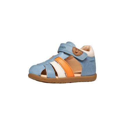 Premiers Pas Bébé Fille B SANDAL MACCHIA GIR Blanc/Argent