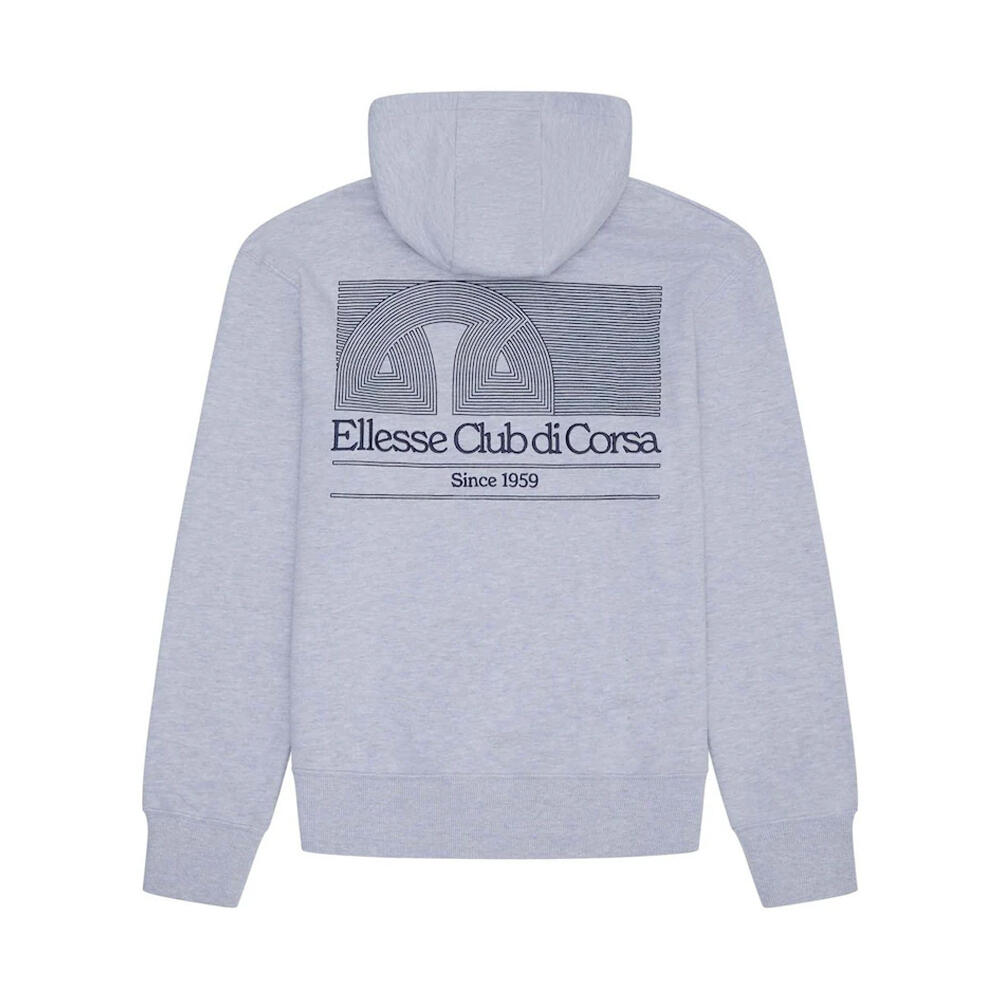 Sweat À Capuche CLUB DI CORSA Homme (Gris Clair) 2/2