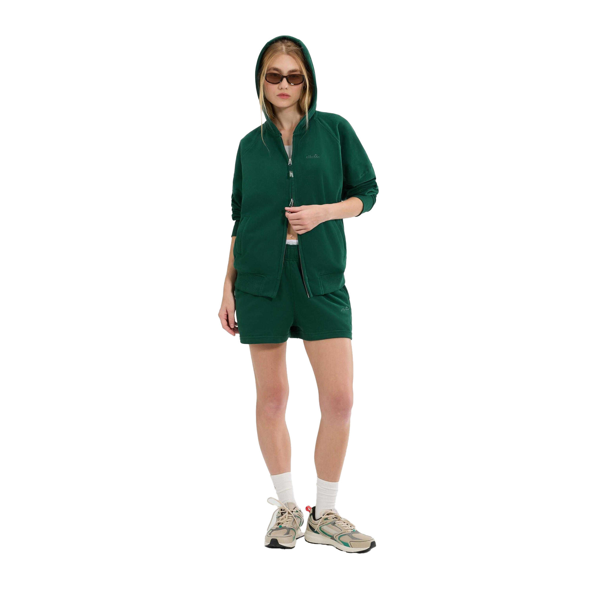 Veste À Capuche PIANELLA Femme (Vert Foncé) 4/4
