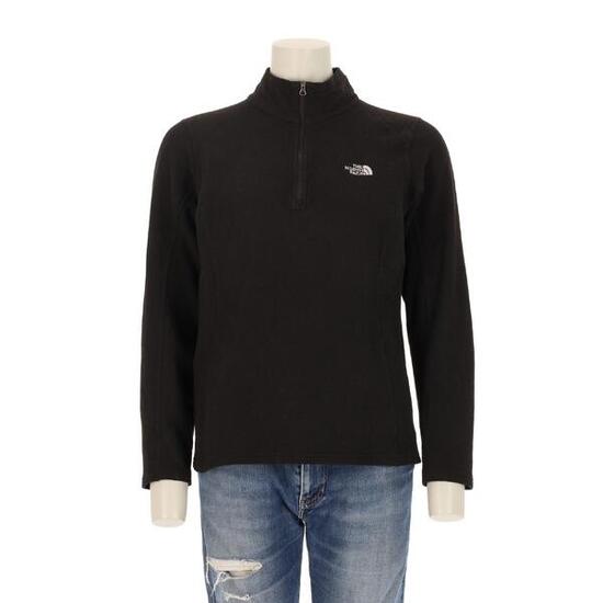 Second life - Damen TNF schwarzer Fleecepullover - In sehr gutem Zustand