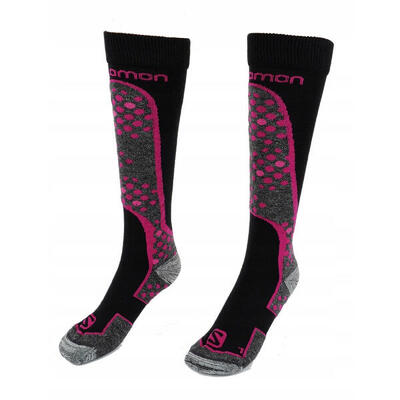 Calze Da Sci Snowboard Adulto Unisex Salomon Nero Rosa