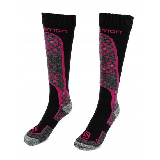 Calze Da Sci Snowboard Adulto Unisex Salomon Nero Rosa