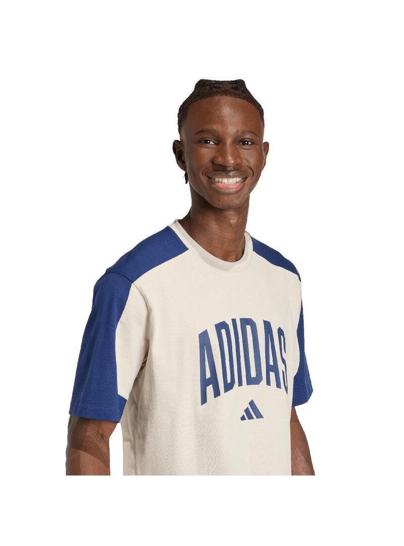 Camiseta para Hombre Adidas Collegiate  Beige 4/5