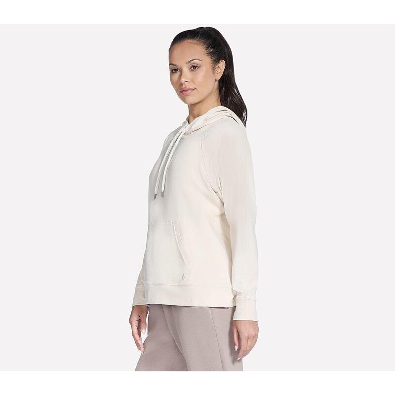 Hanorac femei Skechers SKECHDREAM Hoodie, Bej