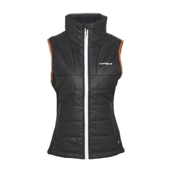 Veste Sans Manches Motif/style Logo Femme (Noir)