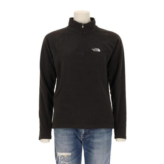 Second life - Damen TNF schwarzer Fleece-Pullover - In sehr gutem Zustand