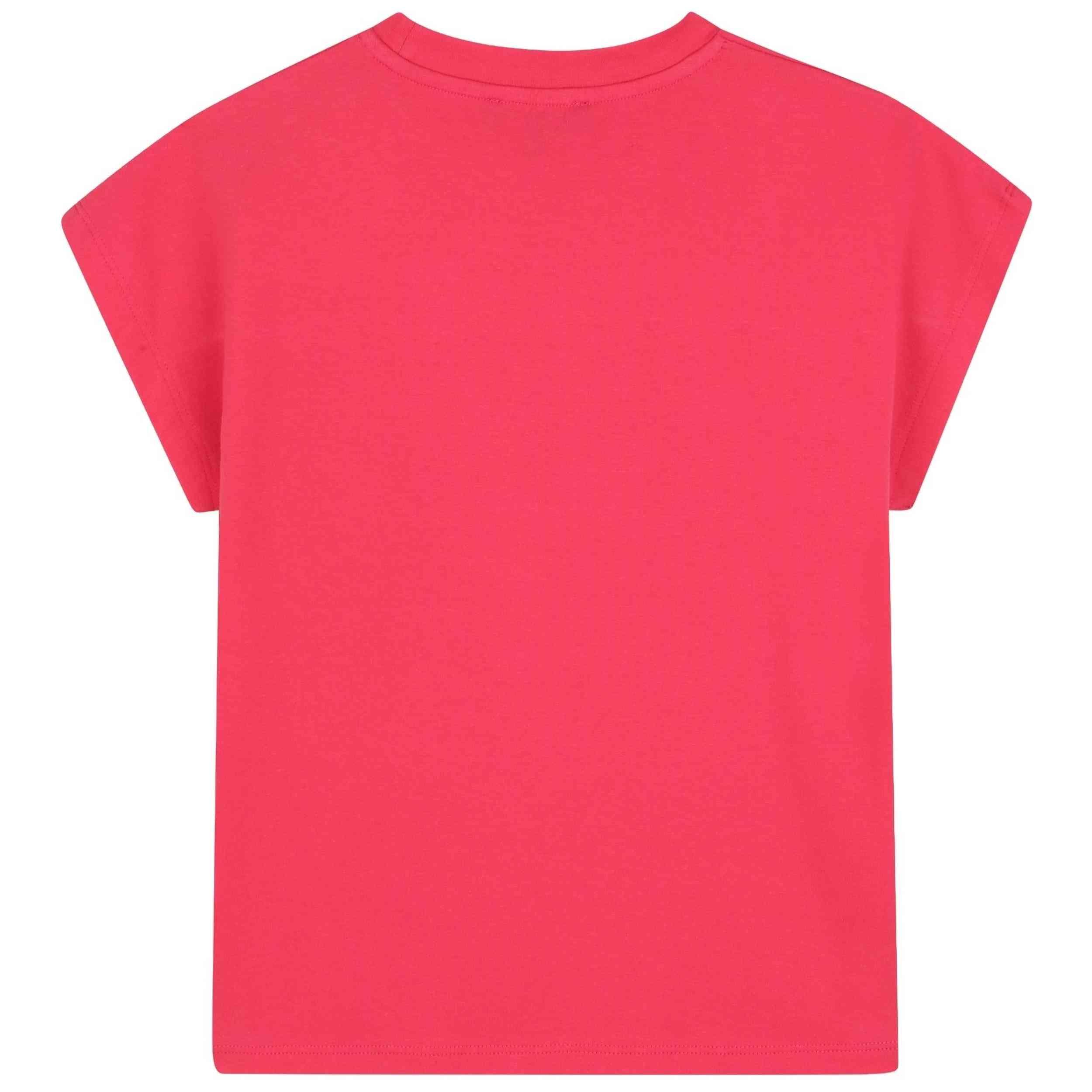 T-shirt met korte mouwen Dkny model D62412_49G voor meisjes 2/3