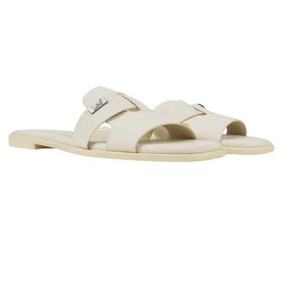 Womens/Ladies Estill Low Sliders (Beige)