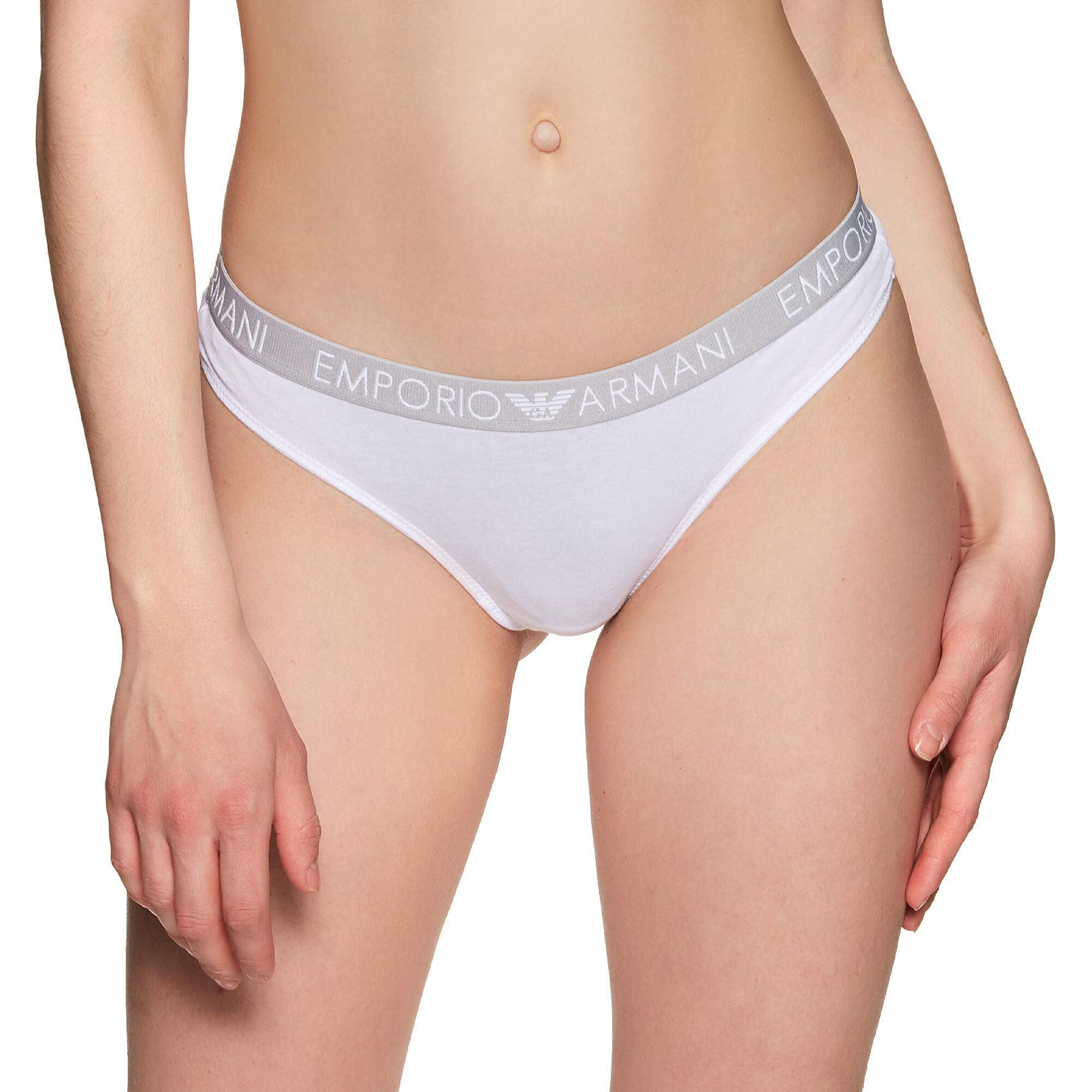 Calzoncillos Diseño Logotipos para Mujer Packs de 2 Blanco 3/3