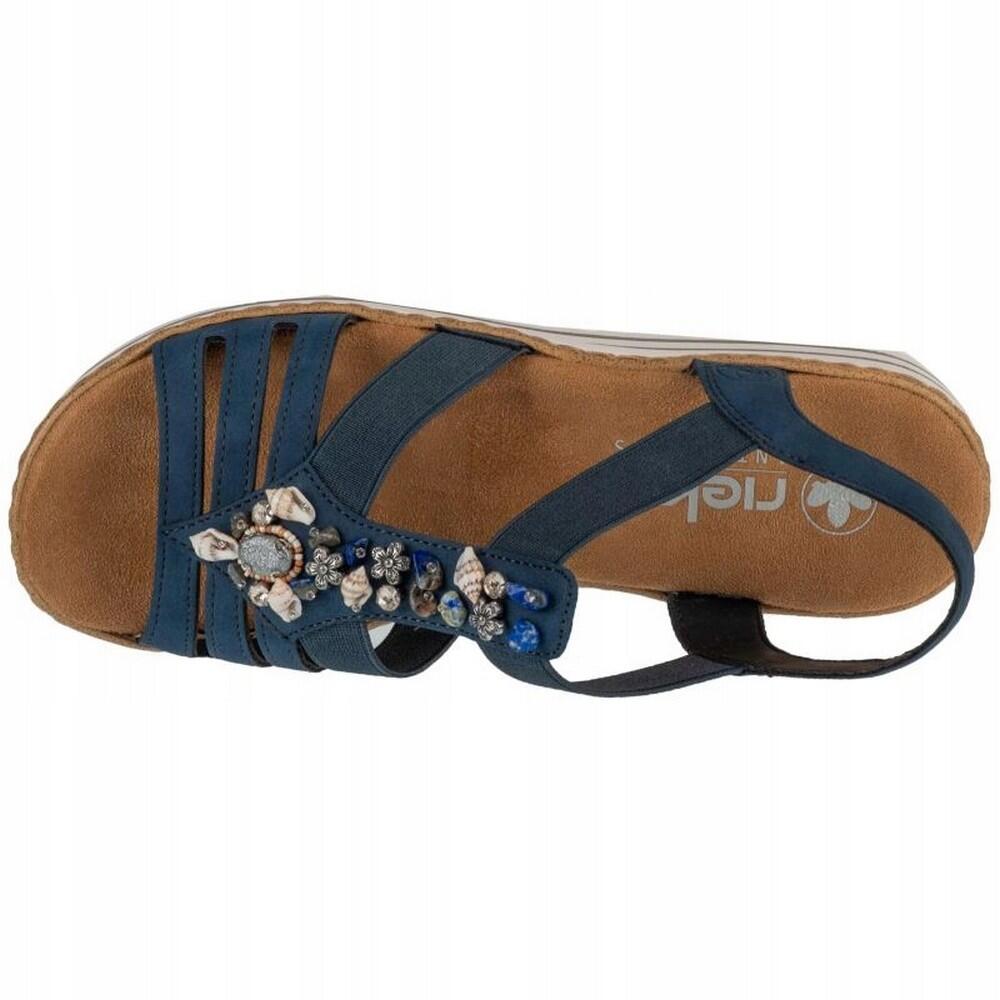 Sandalias para Mujer Azul Marino 3/4