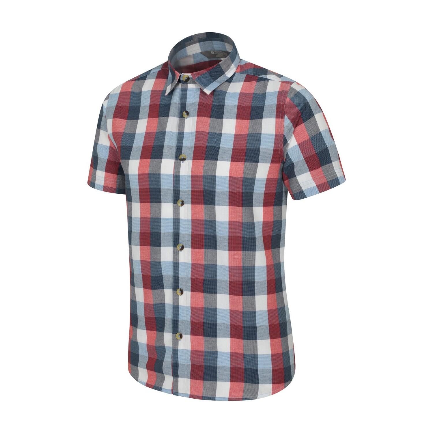 Camicia Uomo Mountain Warehouse Weekender Rosso 2/4