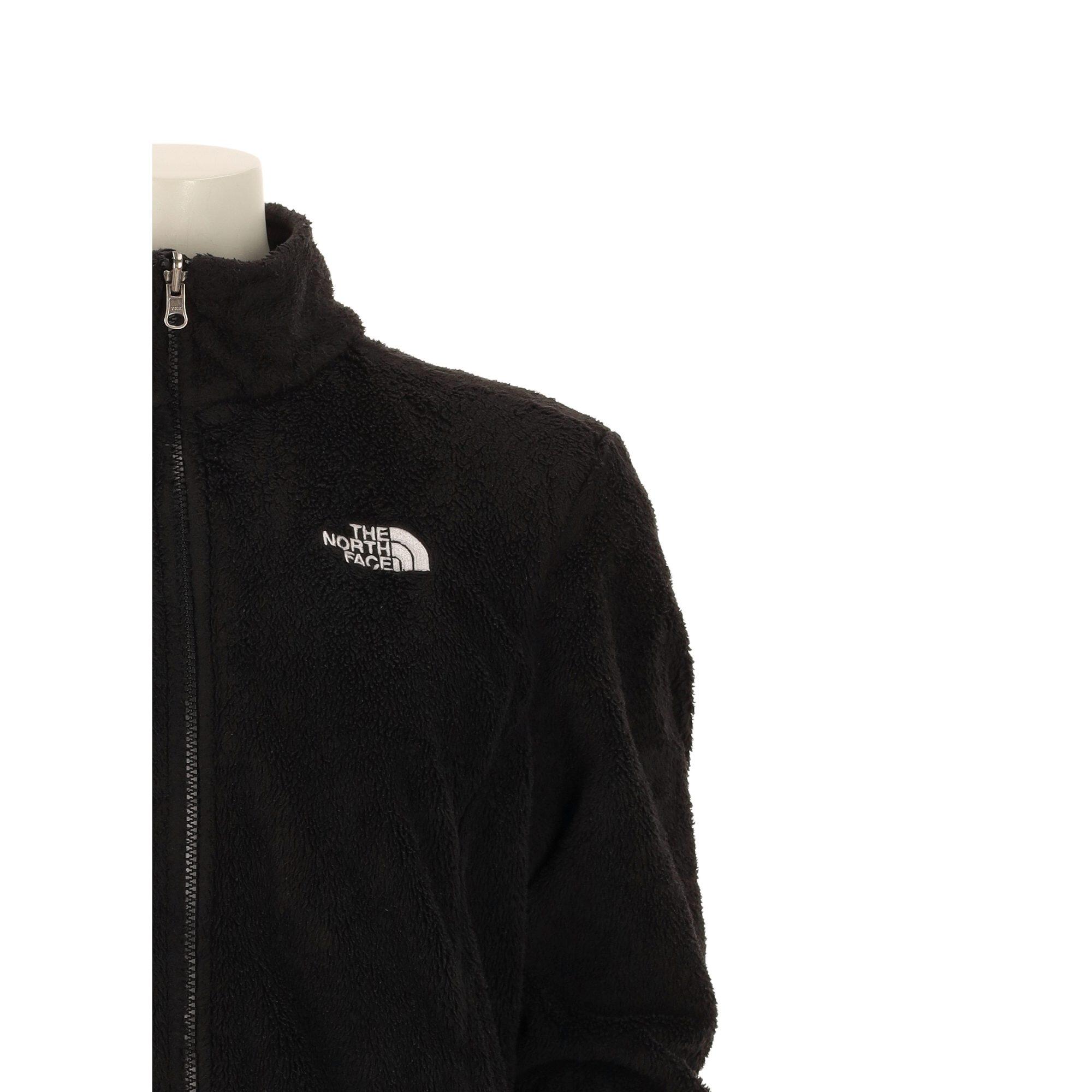 Segunda Vida - Casaco Feminina Osito TNF Preta de Fleece - Como novo 6/7