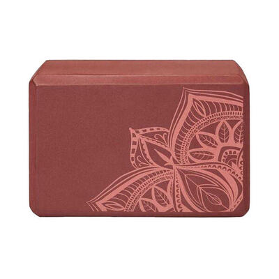 Foam zonnewijzer yoga blok (roest)