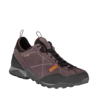 Heren nativa leren goretex trainers (violet)