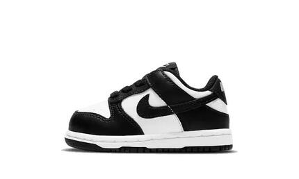 Dunk Low Black White Bébé (TD)