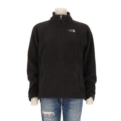 Tweedehands - dames tnf zwarte fleece jas - zeer goede staat