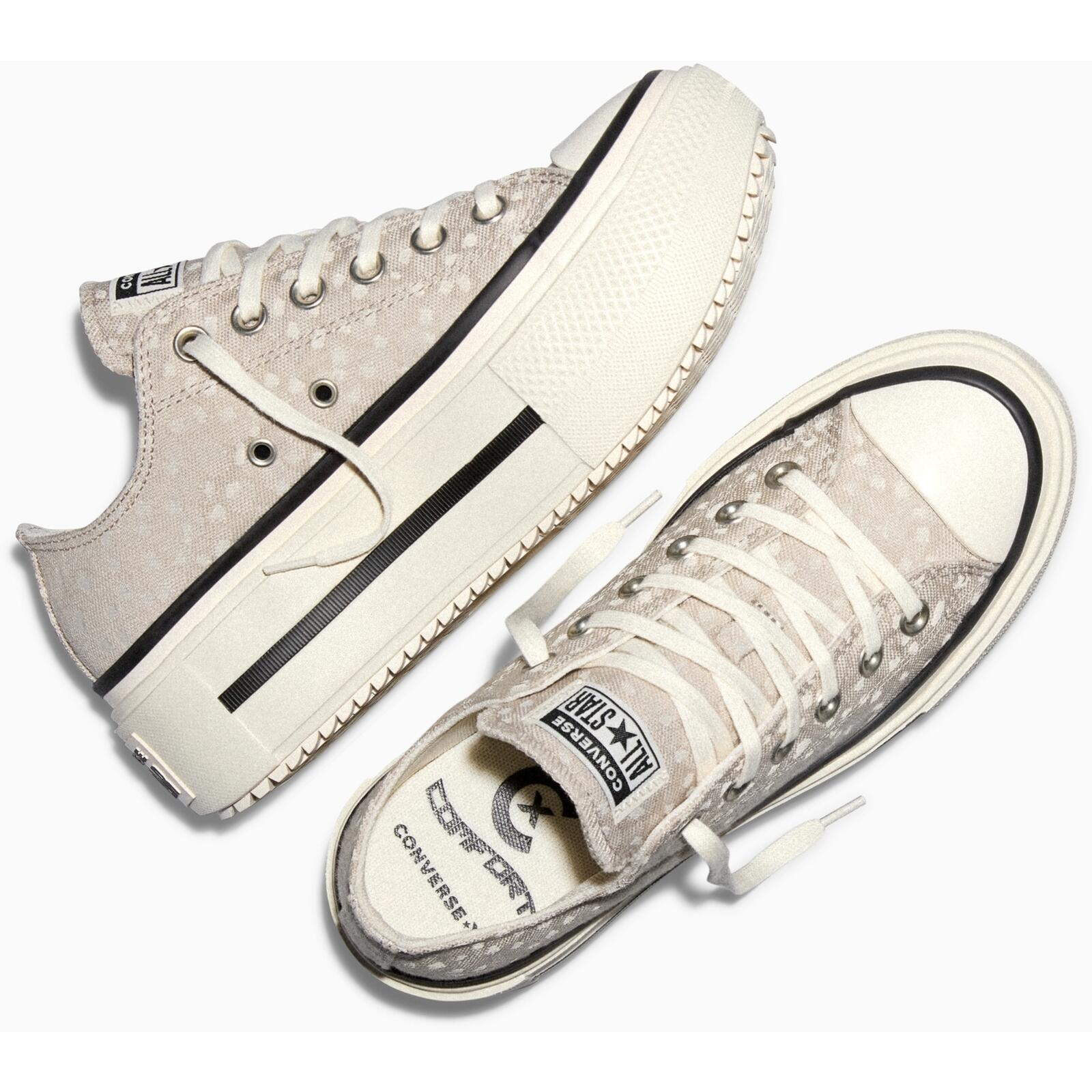 Turnschuhe Converse Ctas Double Stack, Beige, Unisex 2/5