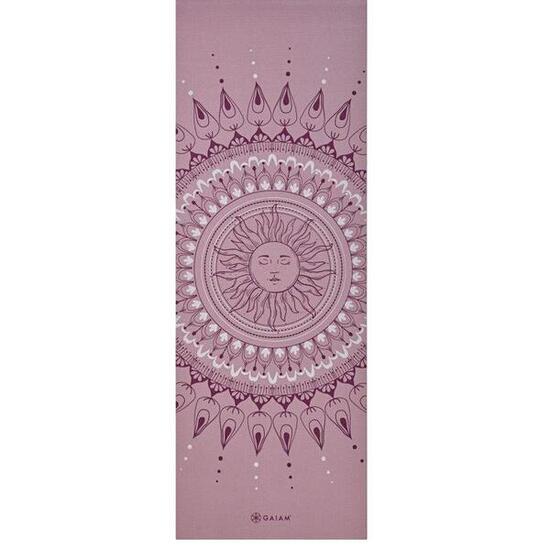 Here & Now" Yogamatte Damen und Herren Graurosa