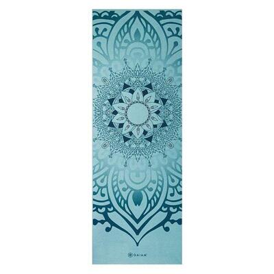 Premium nagara yoga mat (blauw)