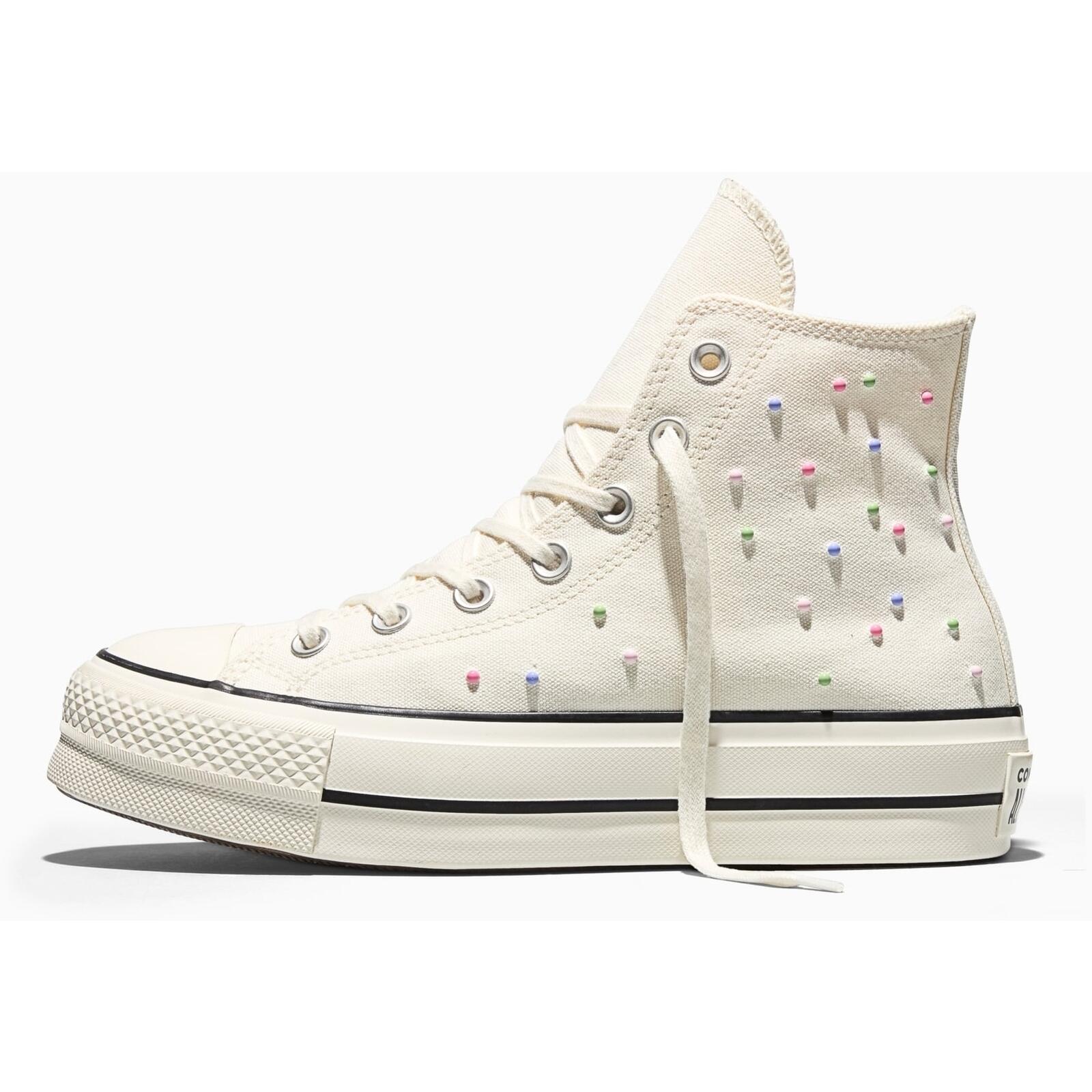 Turnschuhe Converse Chuck Taylor All Star Lift, Beige, Unisex 3/5