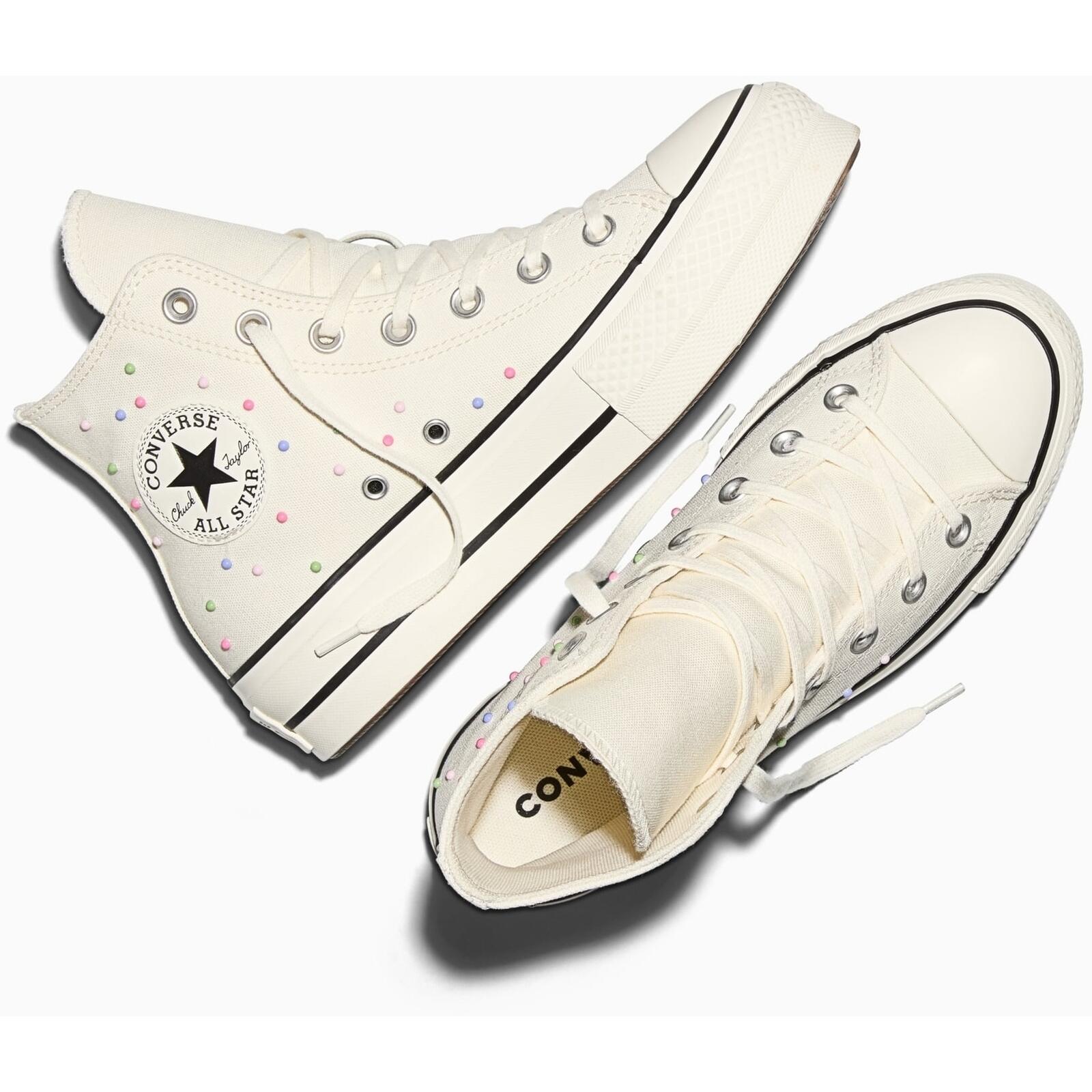 Turnschuhe Converse Chuck Taylor All Star Lift, Beige, Unisex 2/5