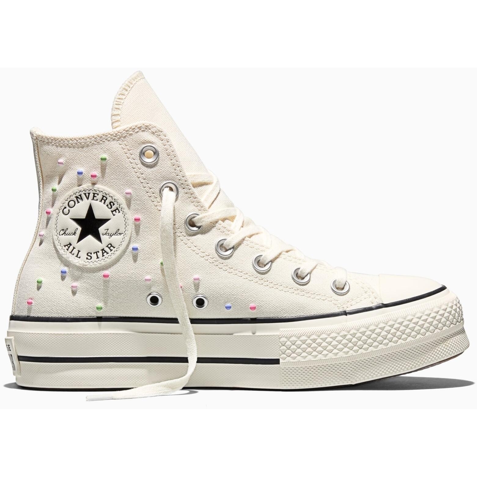 Turnschuhe Converse Chuck Taylor All Star Lift, Beige, Unisex 5/5