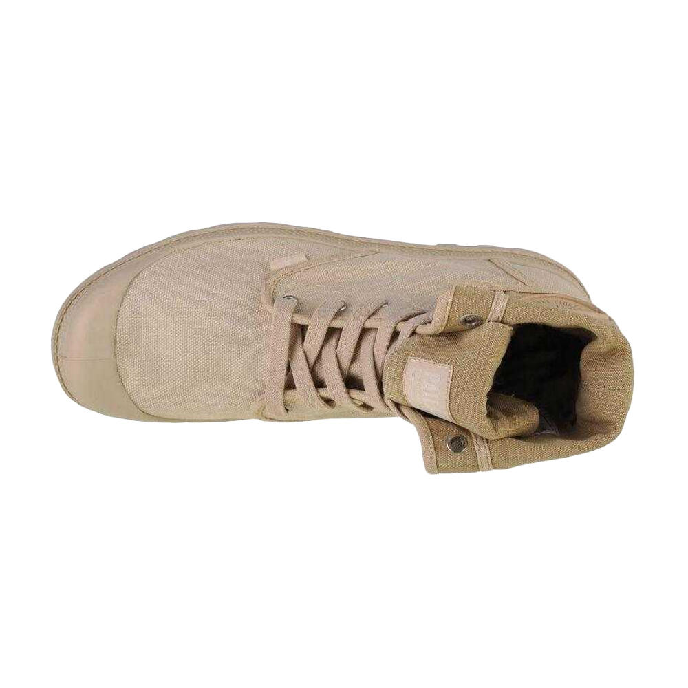 Zapato de Tela de Algodón Baggy para Hombre Beige 3/4