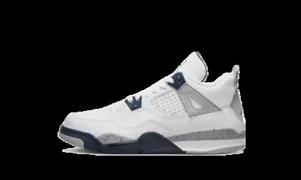 Zapatillas - Baloncesto - Niños - Air Jordan 4 - Blanco/Marino