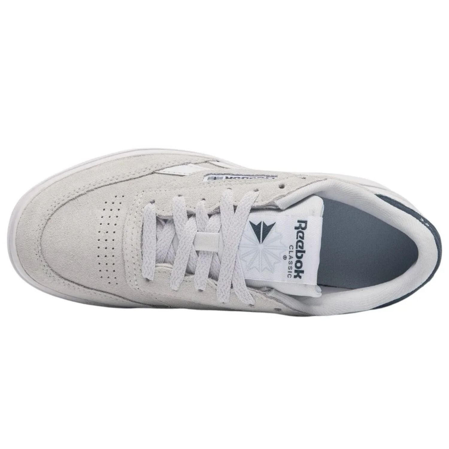 Reebok Club C Double Revenge Dames sneakers, grijs, suède, plateau 3/6