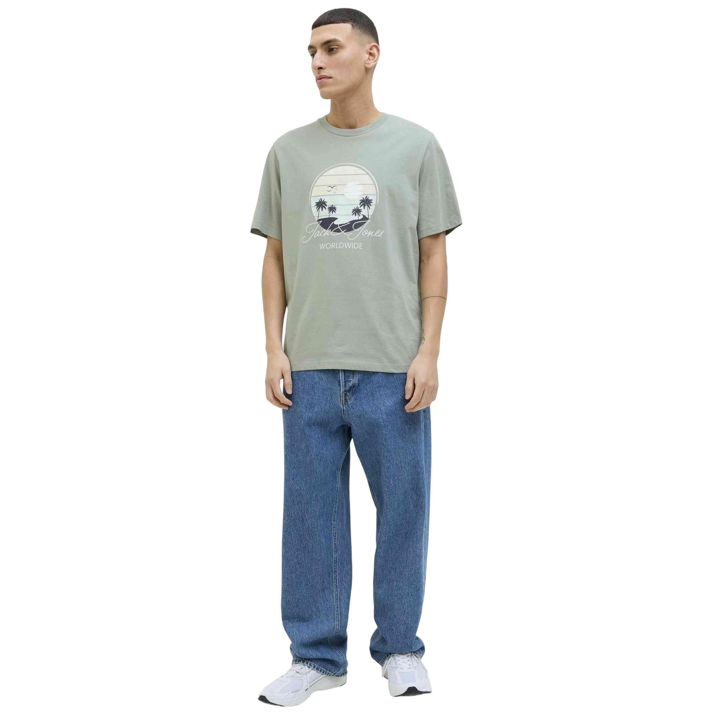 Camiseta de manga corta Jack&jones modelo 12269418-ICEBERGGREEN para hombre 2/5