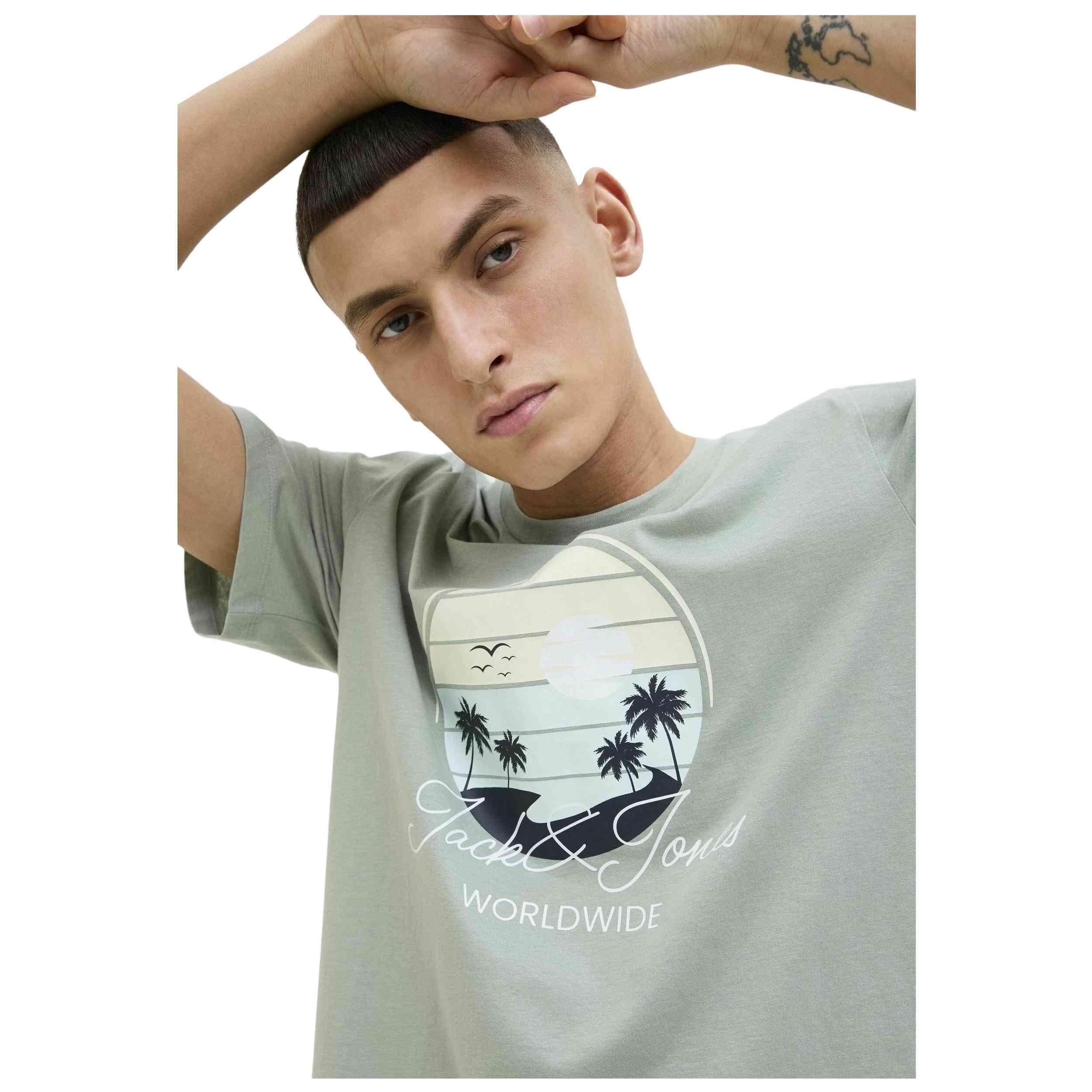 Camiseta de manga corta Jack&jones modelo 12269418-ICEBERGGREEN para hombre 5/5