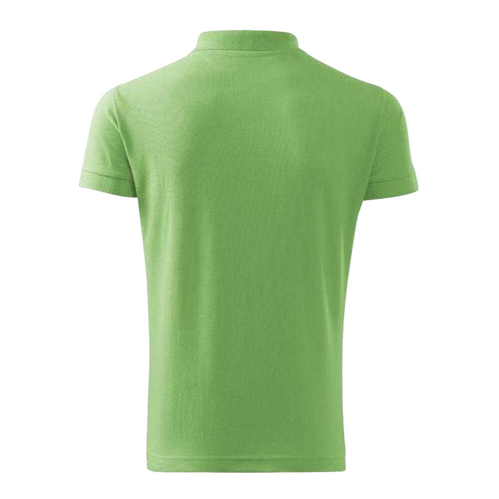 Heren Katoenen Polo Shirt (Groen) 2/2