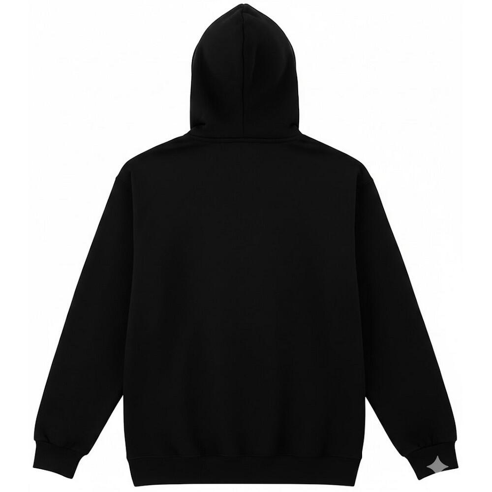 Sweat Uni À Capuche HAMMER MAXWEIGHT Adulte (Noir) 2/2