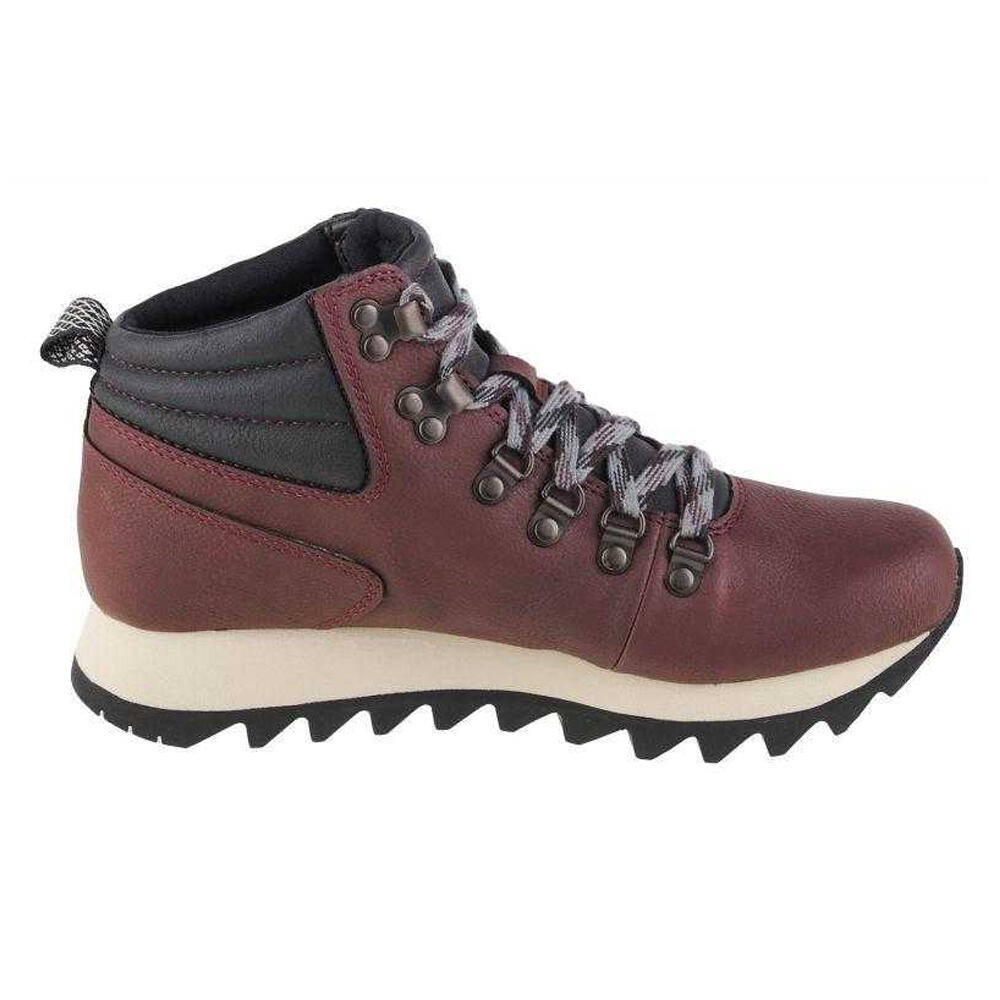 Baskets Randonnée ALPINE Femme (Rouge Bordeaux) 3/4