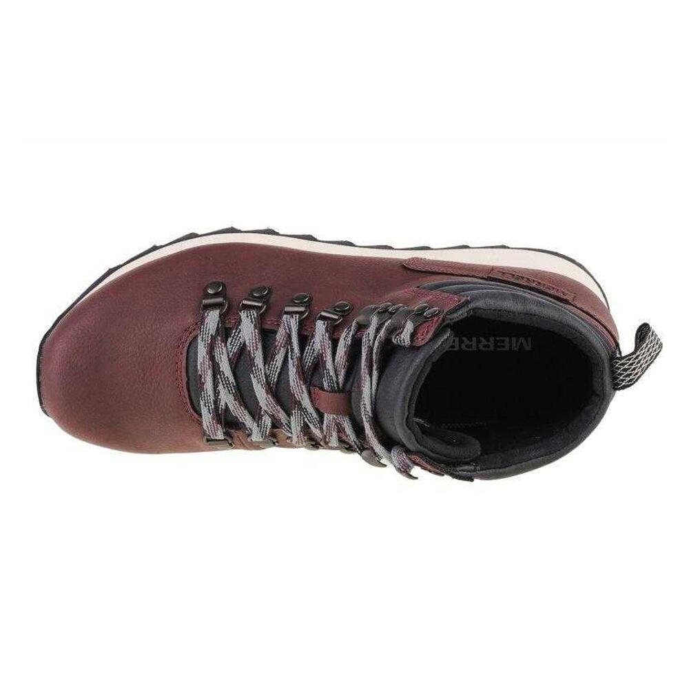 Baskets Randonnée ALPINE Femme (Rouge Bordeaux) 4/4