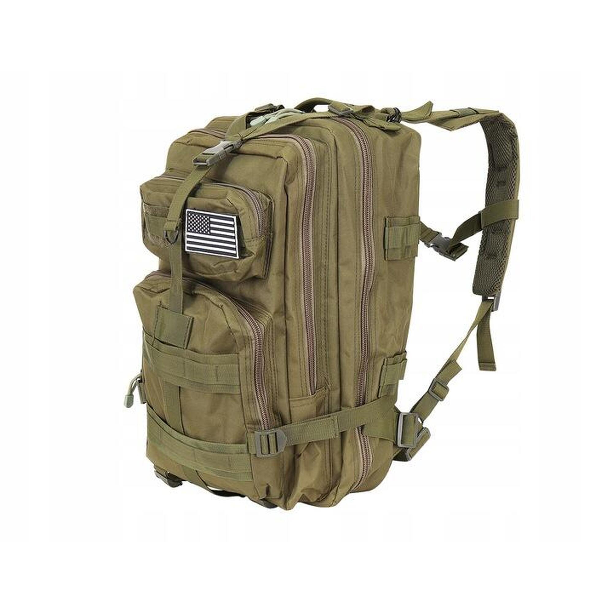 Ghiozdan militar, bretele reglabile, capacitate 38 l, camuflaj, XL , 29x37x55 cm