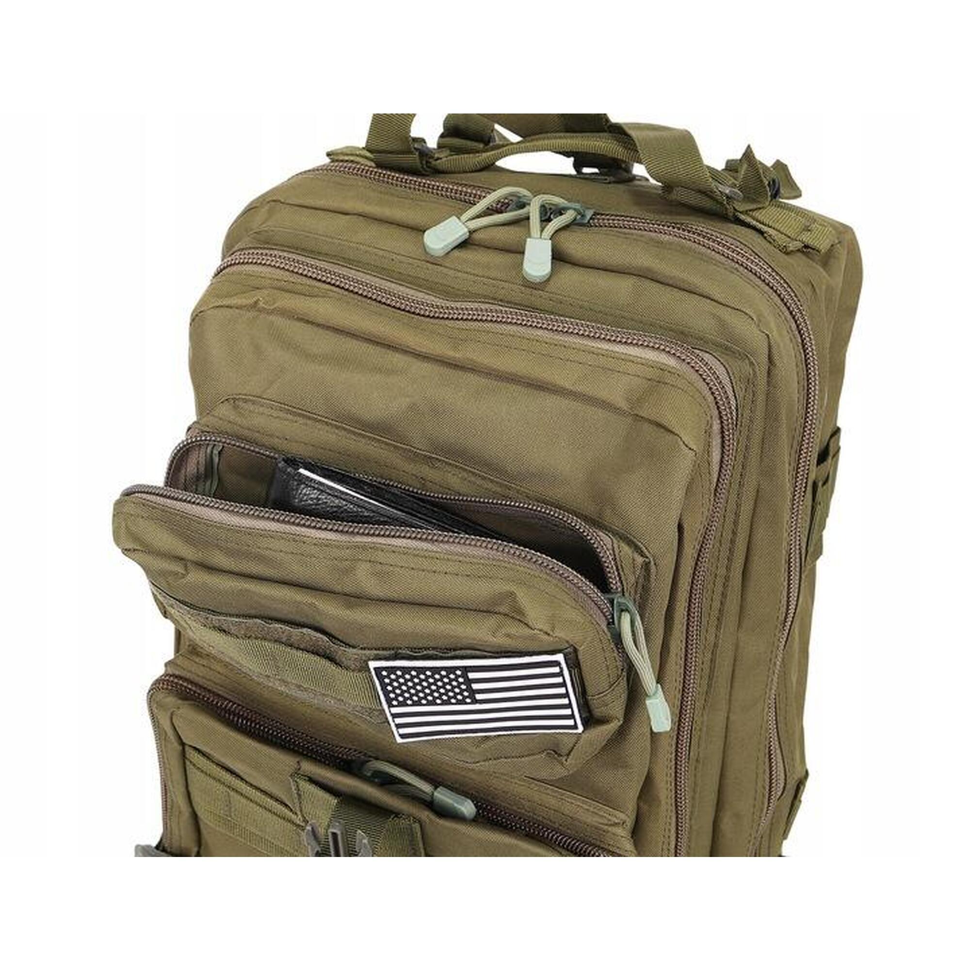 Ghiozdan militar, bretele reglabile, capacitate 38 l, camuflaj, XL , 29x37x55 cm