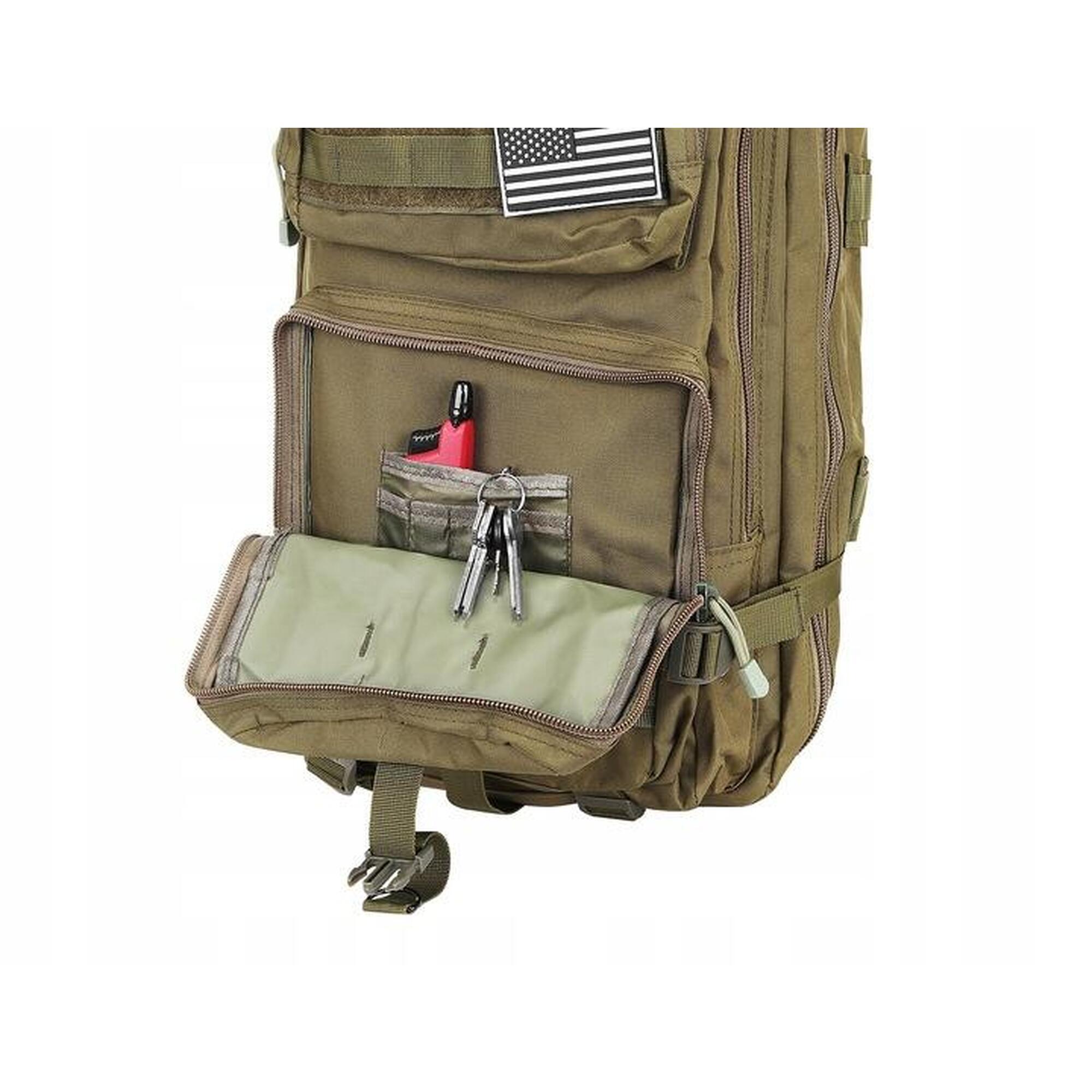 Ghiozdan militar, bretele reglabile, capacitate 38 l, camuflaj, XL , 29x37x55 cm