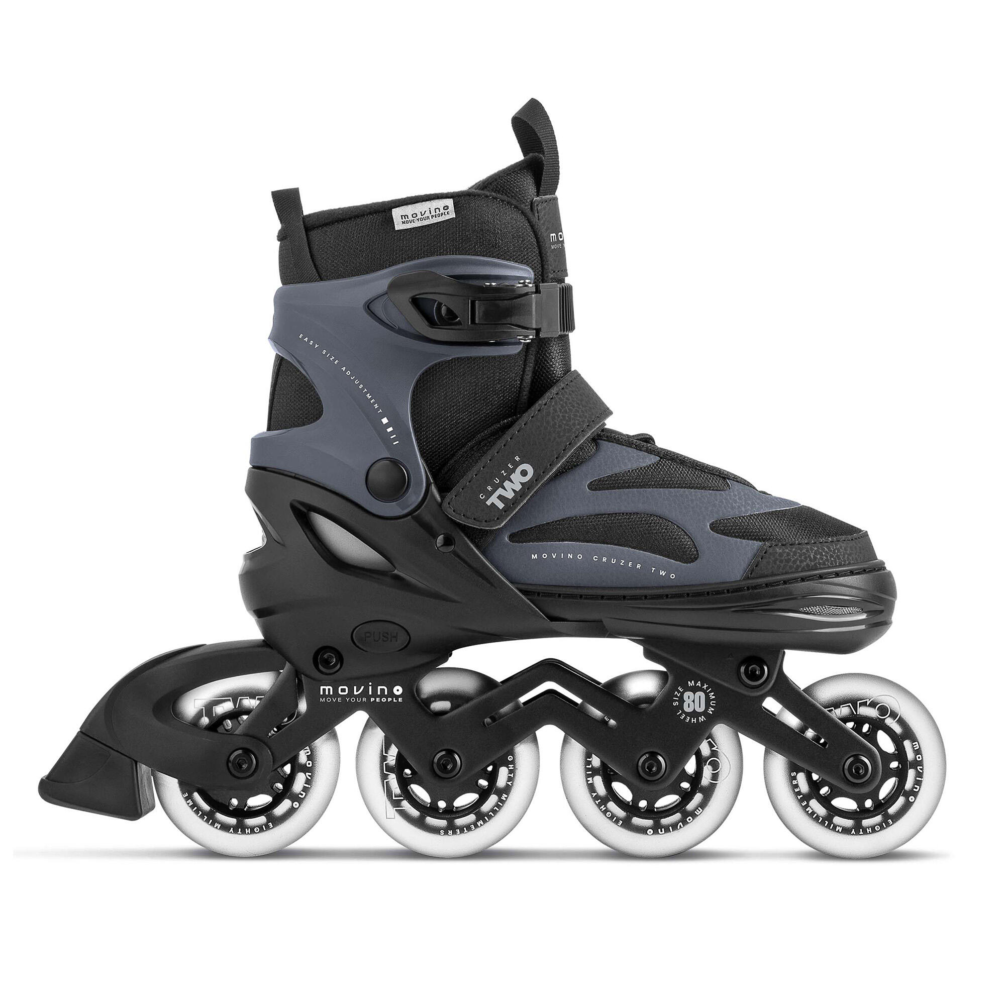 Patines fitness hombre regulables Movino Cruzer Two 9808 7/8