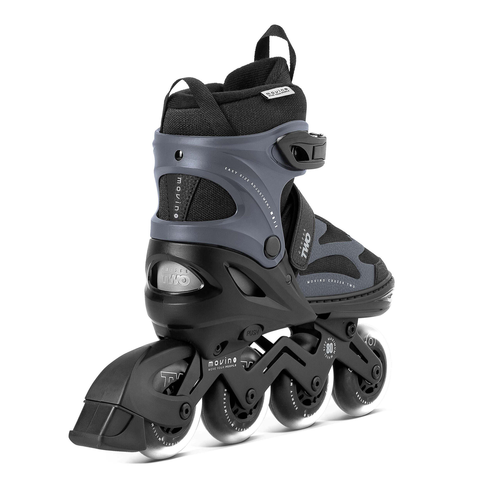 Patines fitness hombre regulables Movino Cruzer Two 9808 4/8
