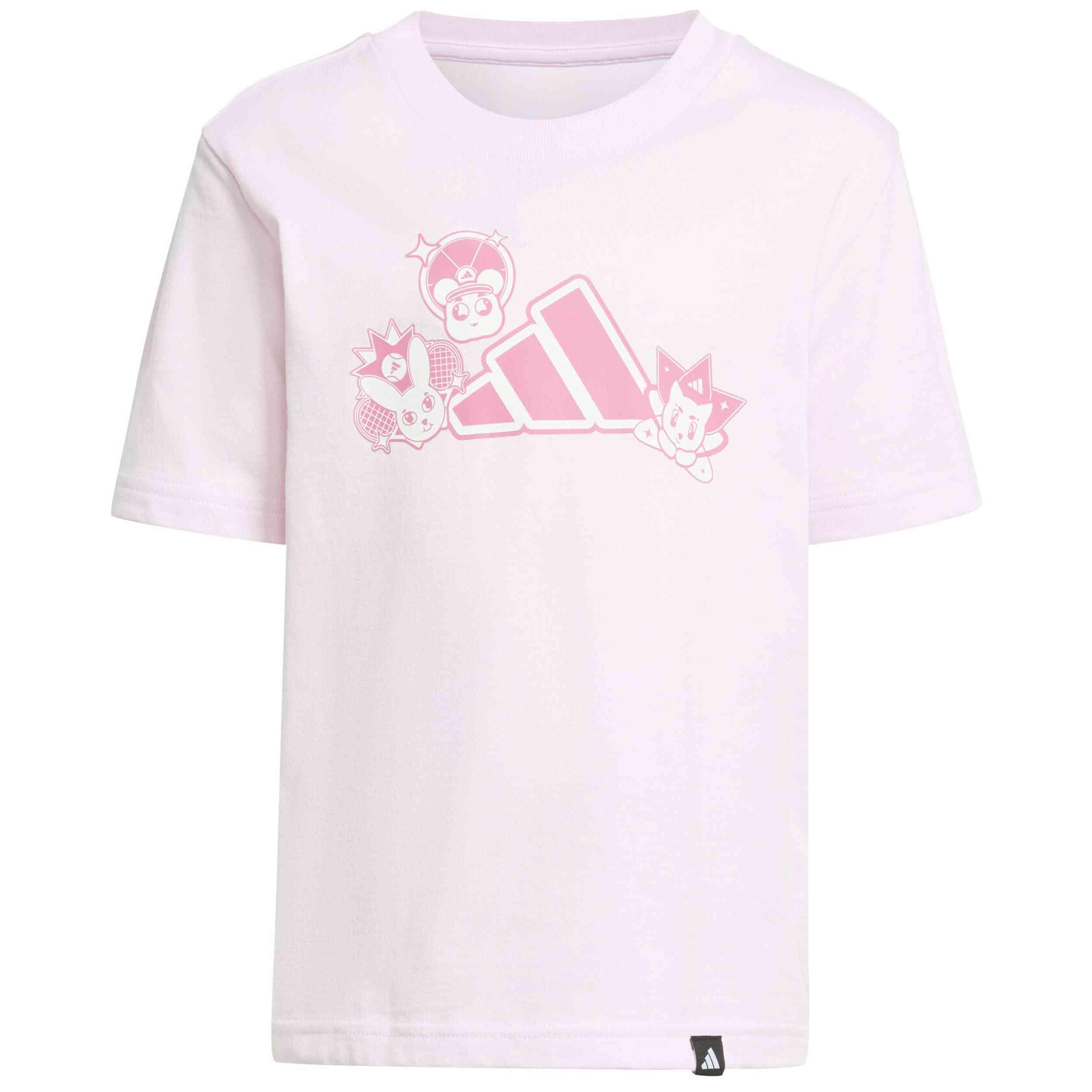 T-shirt Adidas modèle JV5258 pour filles 1/4