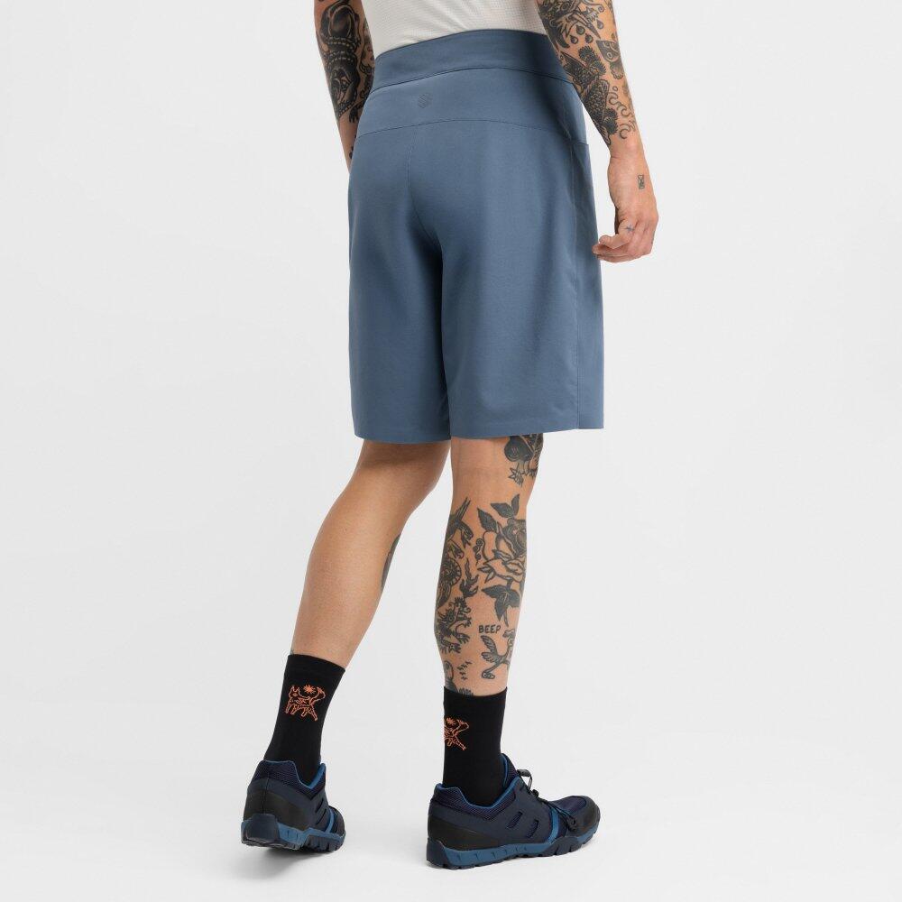 Pantaloncini da bikepacking da uomo Ciclismo Daytrip Indigo Blu 6/7