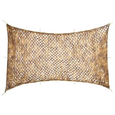 Rete mimetica VidaXL con sacca 600x414 cm colore sabbia