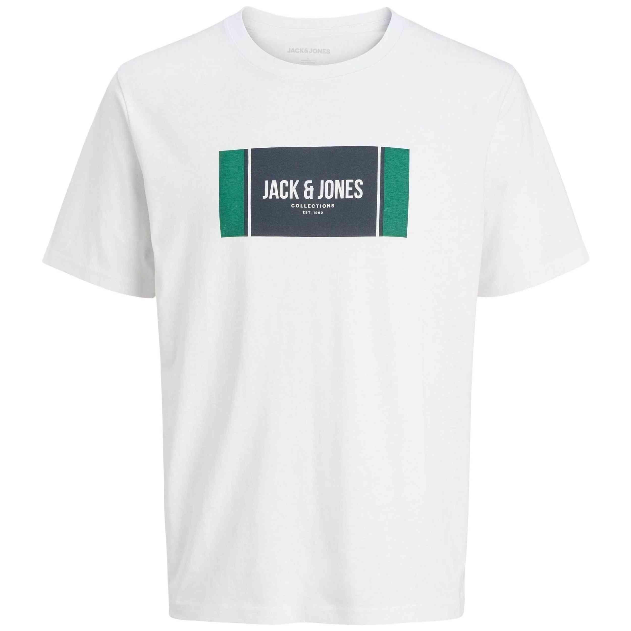 Maglia a maniche corte Jack&jones modello 12278508-WHITE per uomini 5/5