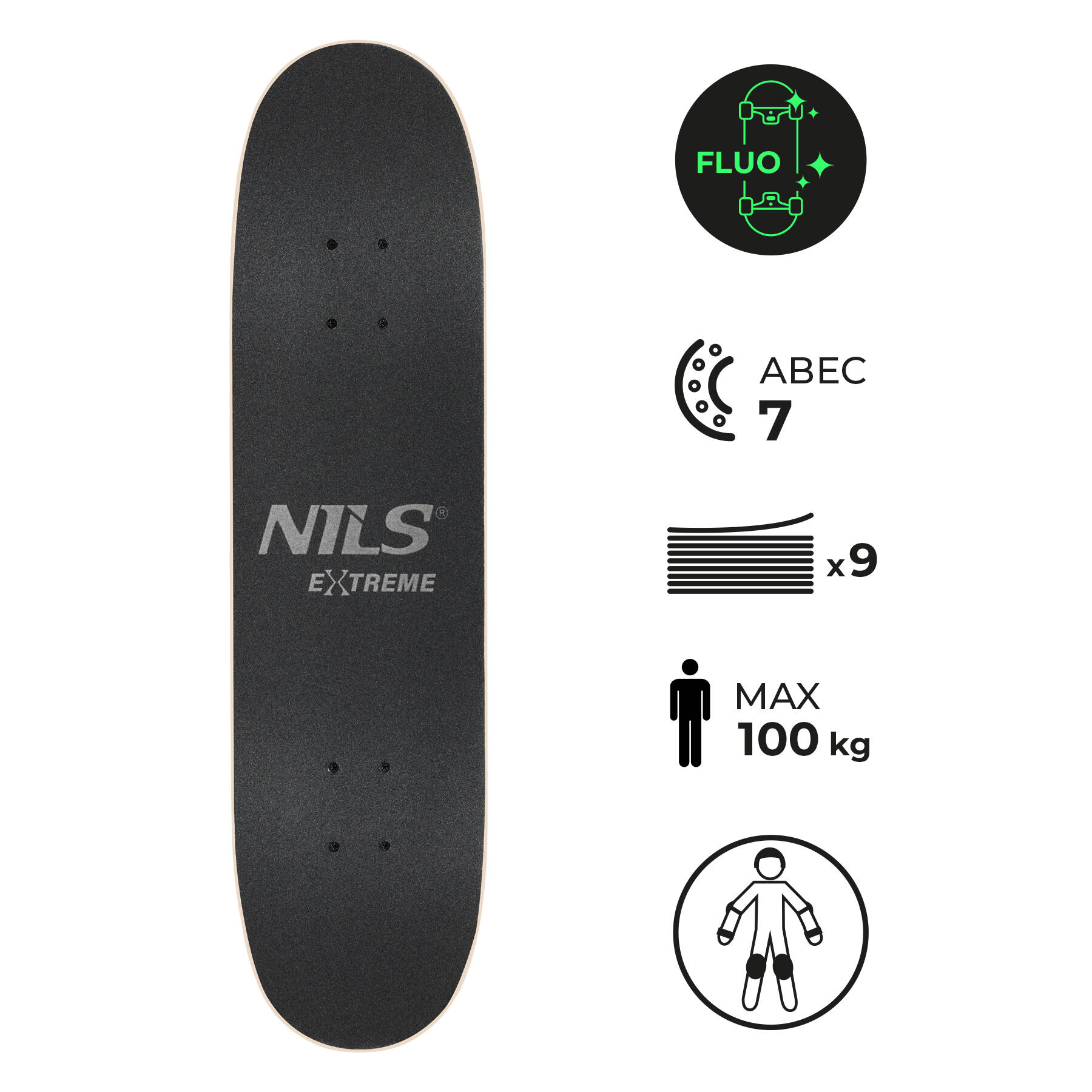 Skateboard NILS Extreme CR3108SA Lion 3/7
