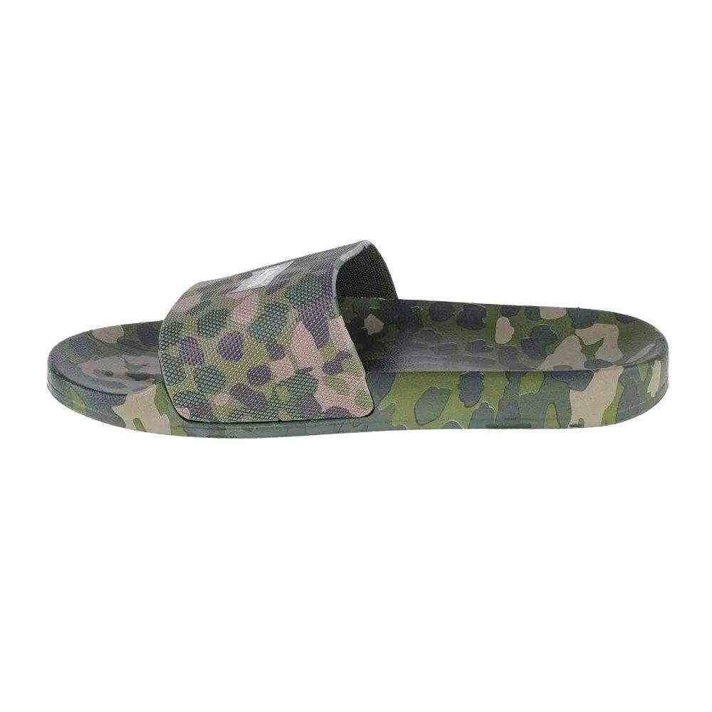 Claquettes JUNE STAMP Homme (Vert) 2/4