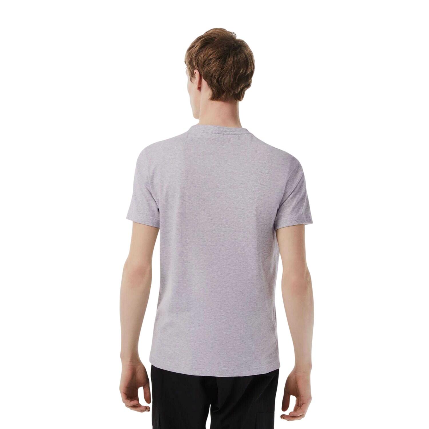 Maglietta Regolare Uomo Lacoste Grigio 2/4