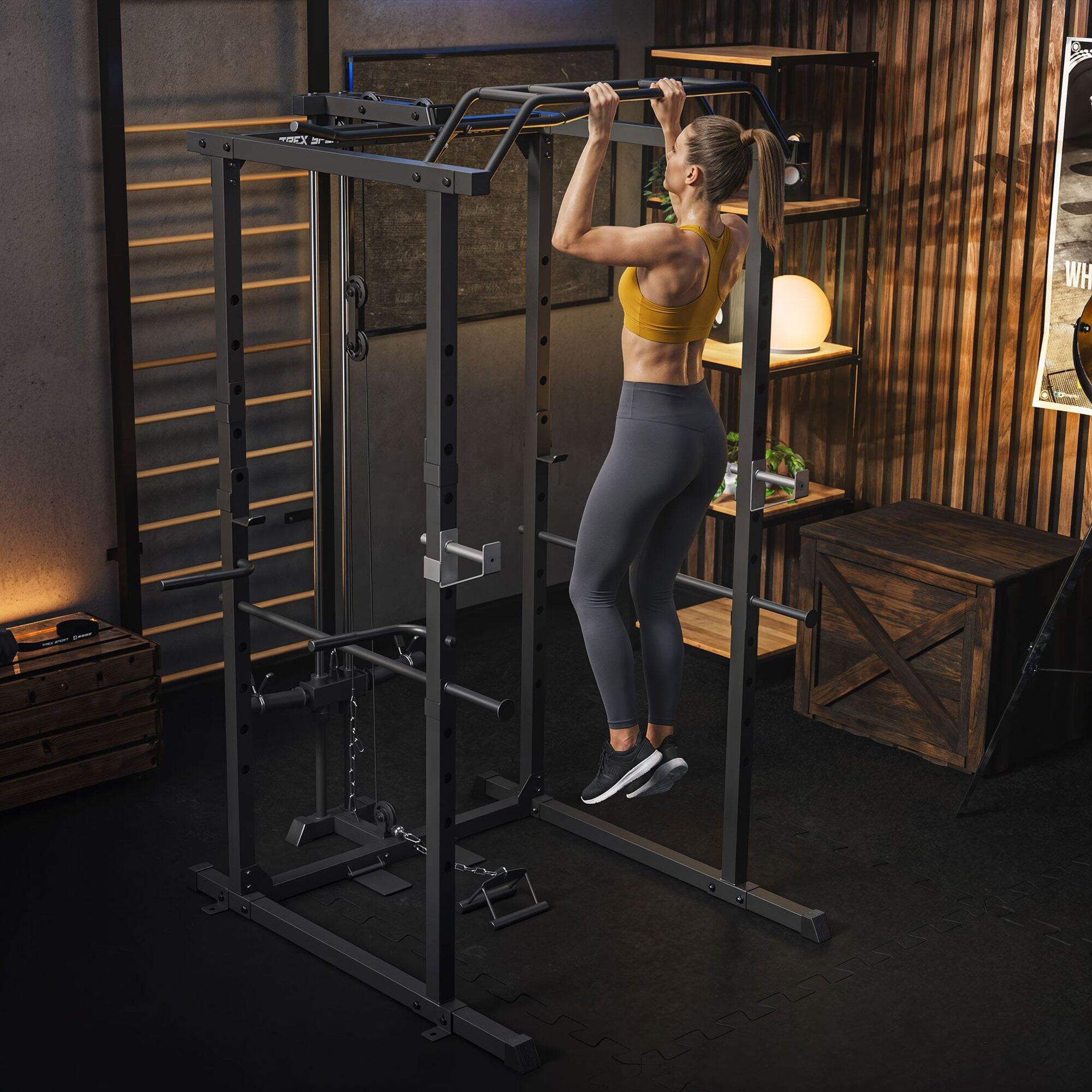 Power Rack Trex Sport TX-500PC mit Seilzug oben und unten 3/7