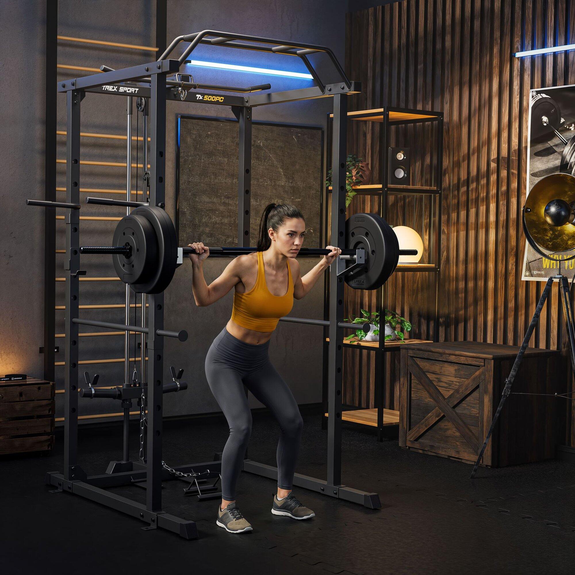 Power Rack Trex Sport TX-500PC mit Seilzug oben und unten 2/7