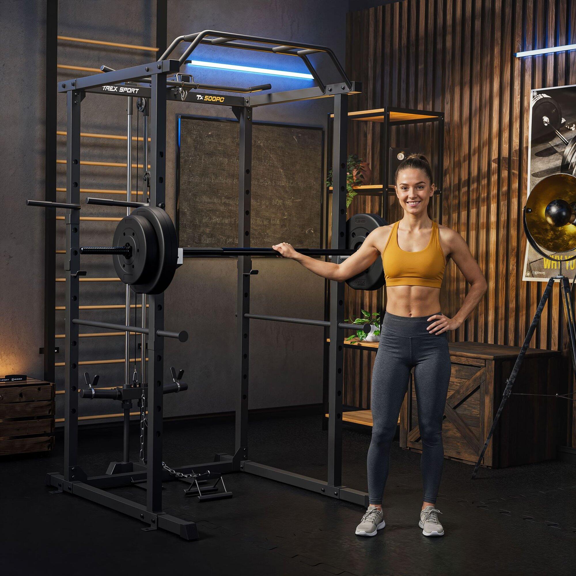 Power Rack Trex Sport TX-500PC mit Seilzug oben und unten 7/7